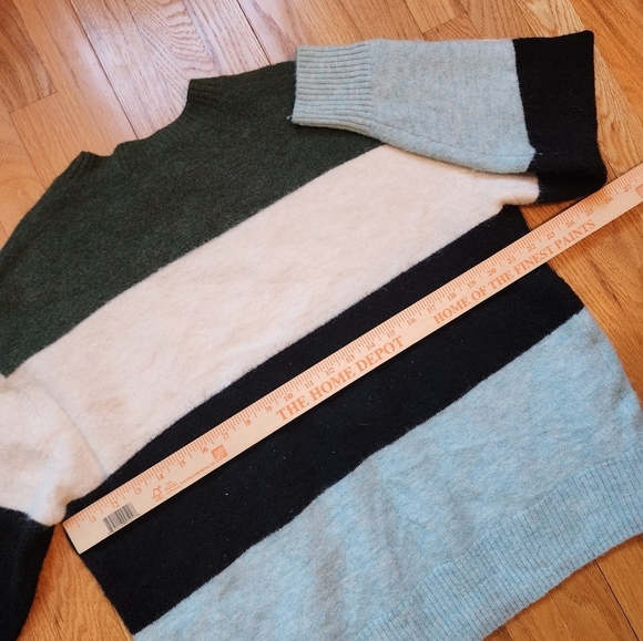 Wilfred Free Cipriana alpaca wool crewneck striped sweater size 3 cozy oversized - Picture 10 of 10